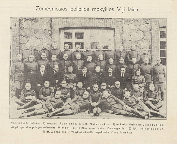 Žemesniosios policijos mokyklos V laida. RKM-46440