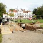 Šilumos tinklų rekonstrukcijos darbai muziejaus teritorijoje