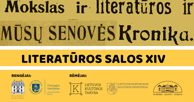 Liepos 24–26 d. vyks vasaros seminaras „Literatūros salos XIV“
