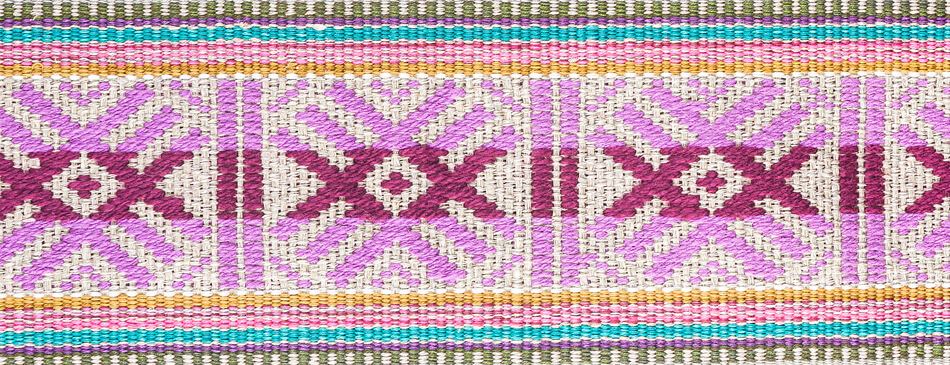 Ornamentikos įvairovė  Palmiros Damijonaitienės juostose