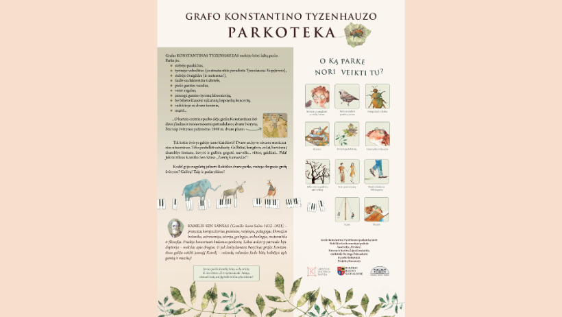 Rokiškio dvaro parke – muzikinių žvėrių takas