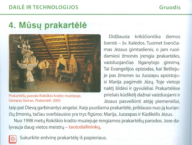 Muziejaus eksponatai – vadovėliams iliustruoti