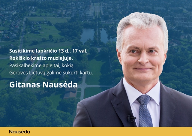 Susitikimas su Gitanu Nausėda